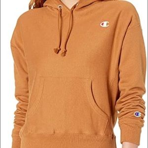 Champion hoodie beige/tan color sz m
